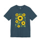 Sunflowers Bella Canvas Unisex Jersey Short Sleeve Tee
