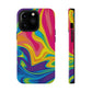 Bespattered Facade Vibrant Flow Impact-Resistant Case