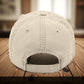 Bespattered Facade "Hang in There" White Embroidered Distressed Cap