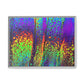 Bespattered Facade Neon Lava Framed Canvas Art Print | 3 Frame Colors | Multiple Sizes