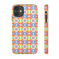 Bespattered Facade Geometric Rainbow Mosaic Tough Case