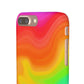 Bespattered Facade Rainbow Heat Map Snap Case