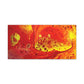 Bespattered Facade Flamin' Hot Stretched Matte Canvas Art Prints | Multiple Sizes