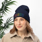 Bespattered Facade Rainbow Proud LGBTQ+ Pride Embroidered Knit Beanie