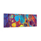 Bespattered Facade Fluid Art Abstract Painting Stretched Matte Canvas Art Prints | Multiple Sizes