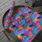 Bespattered Facade Rainbow Flow Wrapping Paper | Three Sizes | Glossy or Matte