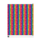 Bespattered Facade Rainbow Stripes Wrapping Paper | Three Sizes | Glossy or Matte