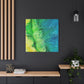 Bespattered Facade Resin Petri Macro Photograph Stretched Matte Canvas Art Prints | Multiple Sizes
