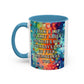 Bespattered Facade Tuesdays Can Go Fuck Themselves Colorful Rainbow Mugs | Eight Colors | 11oz or 15oz