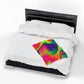 Bespattered Facade Tasty Neons Velveteen Plush Blanket | 3 Sizes