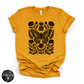Black Butterfly Moth Fall Tee | Gothic Autumn Graphic T-Shirt