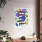 Bespattered Facade "Strong Women Scare Weak Men" Colorful Flowers Giclée Archival Matte Paper Prints
