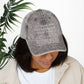 Bespattered Facade "My Tummy Hurts" White Embroidered Vintage Cap