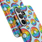 Bespattered Facade Rainbow Sprinkle Donut Tough Case