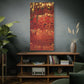 Bespattered Facade Fluid Art Abstract Painting Stretched Matte Canvas Art Prints | Multiple Sizes
