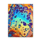 Bespattered Facade Fluid Art Abstract Painting Stretched Matte Canvas Art Prints | Multiple Sizes