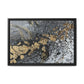 Bespattered Facade You're Golden Framed Canvas Art Print | 3 Frame Colors | Multiple Sizes