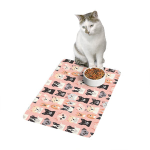 Bespattered Facade "I'm Here With My Posse" Pet Food Mat