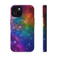 Bespattered Facade Rainbow Universe Impact-Resistant Case