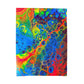 Bespattered Facade Rainbow Velveteen Plush Blanket | 3 Sizes