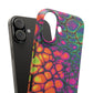 Bespattered Facade Neon Butterfly Snap Case