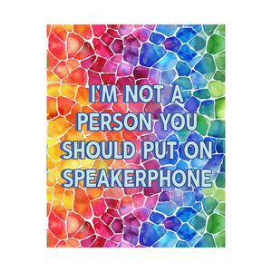 Bespattered Facade "Speakerphone" Giclée Archival Matte Paper Prints