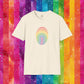 Bespattered Facade Rainbow Fingerprint Unisex Softstyle T-Shirt