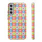 Bespattered Facade Geometric Rainbow Mosaic Tough Case