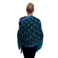 Peacock Silk Blend Shawl – Lightweight Dressy Wrap for Women