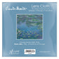 Monet Water Lilies Microfiber Lens Cleaning Cloth – Soft, Non-Abrasive, Art-Inspired