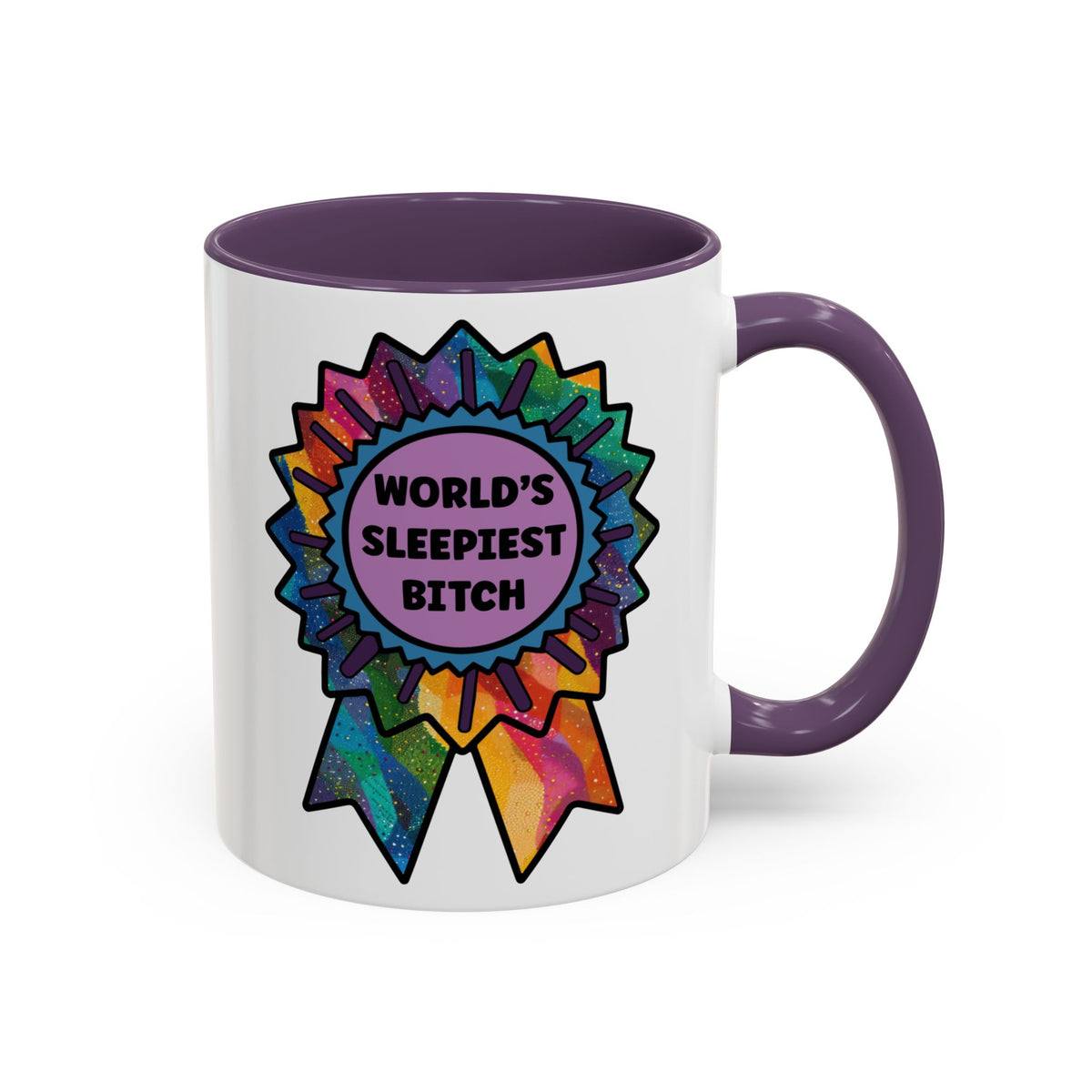 Bespattered Facade "World's Sleepiest B*tch" Rainbow Mug | 8 Colors | 11oz or 15oz