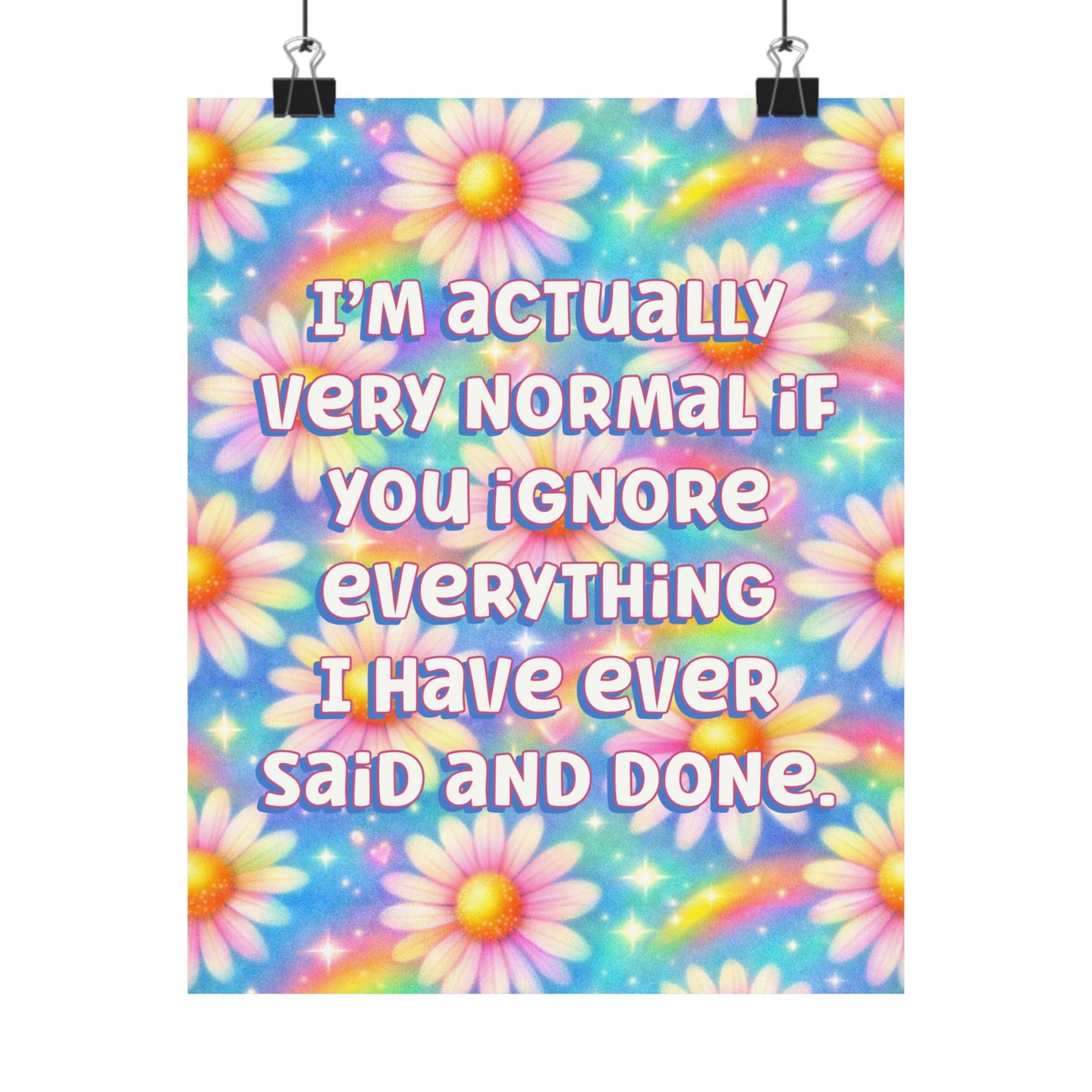 Bespattered Facade "Very Normal" Giclée Archival Matte Paper Prints