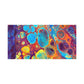 Bespattered Facade Fluid Art Abstract Painting Stretched Matte Canvas Art Prints | Multiple Sizes