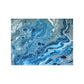 Bespattered Facade Blue Marble Postcards (no envelopes) | Sets of 10, 30, or 50