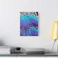 Bespattered Facade Fluid Art Abstract Painting Stretched Matte Canvas Art Prints | Multiple Sizes