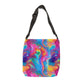 Bespattered Facade Rainbow Flow Adjustable Tote Bag | 2 Sizes