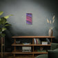 Bespattered Facade Fluid Art Abstract Painting Stretched Matte Canvas Art Prints | Multiple Sizes