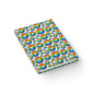 Bespattered Facade Rainbow Sprinkle Donut Notebook - Unlined (Blank) Pages