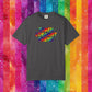 Bespattered Facade Rainbow Token Straight Friend Colorful LGBTQ+ Pride Premium Unisex Comfort Colors Garment Dyed 100% Cotton T-Shirt