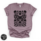 Black Butterfly Moth Fall Tee | Gothic Autumn Graphic T-Shirt