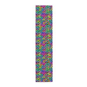 Bespattered Facade Candy Coated Neon Leopard Table Runner (2 sizes)