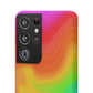 Bespattered Facade Rainbow Heat Map Snap Case
