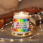 Bespattered Facade Semi-Motivational Scented Soy Candle — "Be a Bad B*tch, Not a Sad B*tch" (9oz)