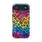 Bespattered Facade Rainbow Watercolor Leopard MagSafe Tough Case