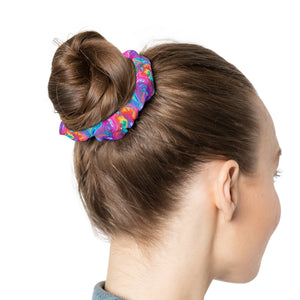 Bespattered Facade Rainbow Flow Scrunchie