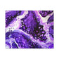 Bespattered Facade Purple Haze Stretched Matte Canvas Art Prints | Multiple Sizes