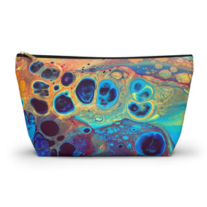 Bespattered Facade Intergalactic Rainbow Accessory Pouch With T-Bottom | 2 Sizes