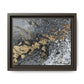Bespattered Facade You're Golden Framed Canvas Art Print | 3 Frame Colors | Multiple Sizes