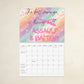 2027 Bespattered Facade Semi-Motivational Wall Calendar (11" x 8.5")