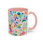 Bespattered Facade Rainbow Doodles Mug | Eight Colors | 11oz or 15oz